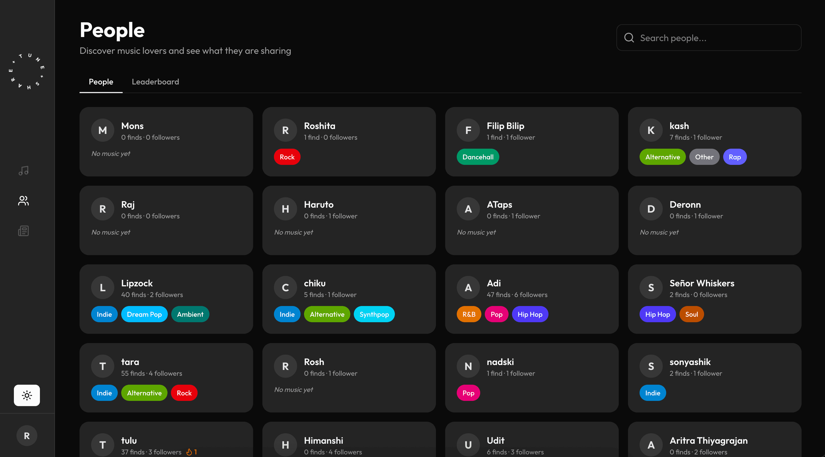 Sharetune - feed